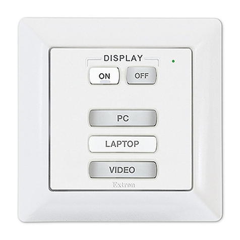 Extron electronics eBUS Button Panel EU Series Manuale utente