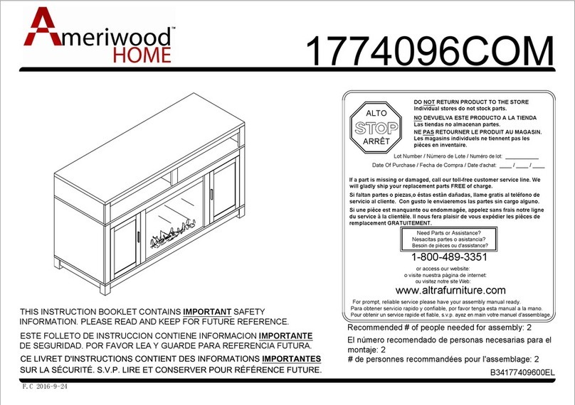 Ameriwood HOME 1774096COM Manuale utente Ameriwood HOME 1774096COM Manuale utente