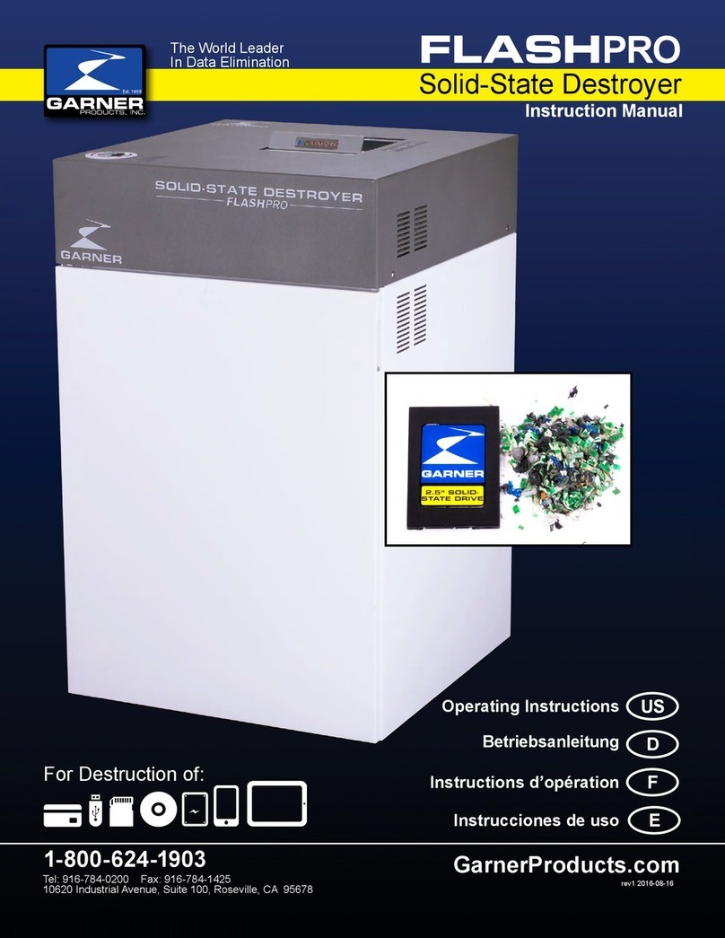 Garner FLASHPRO Manuale utente Garner FLASHPRO Manuale utente