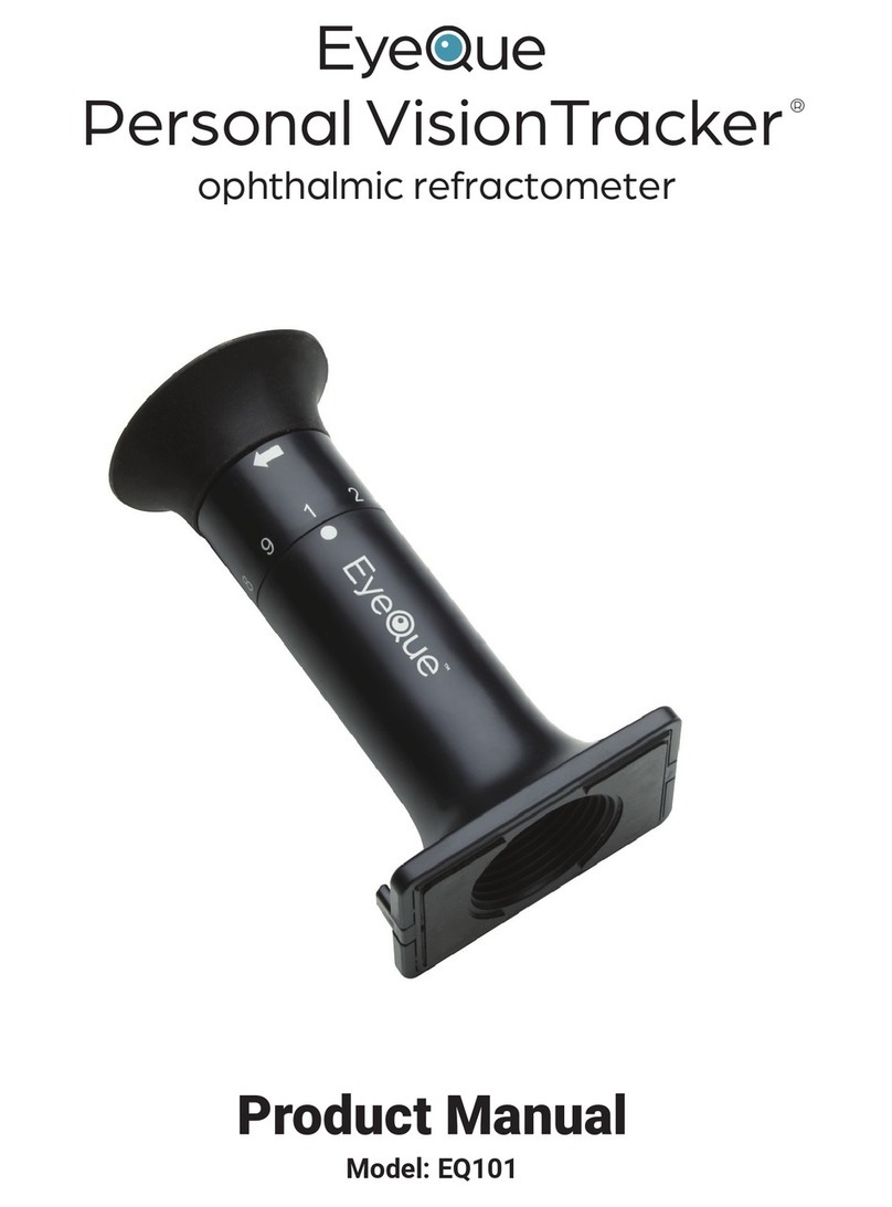 EyeQue Personal Vision Tracker  EQ101 Manuale utente