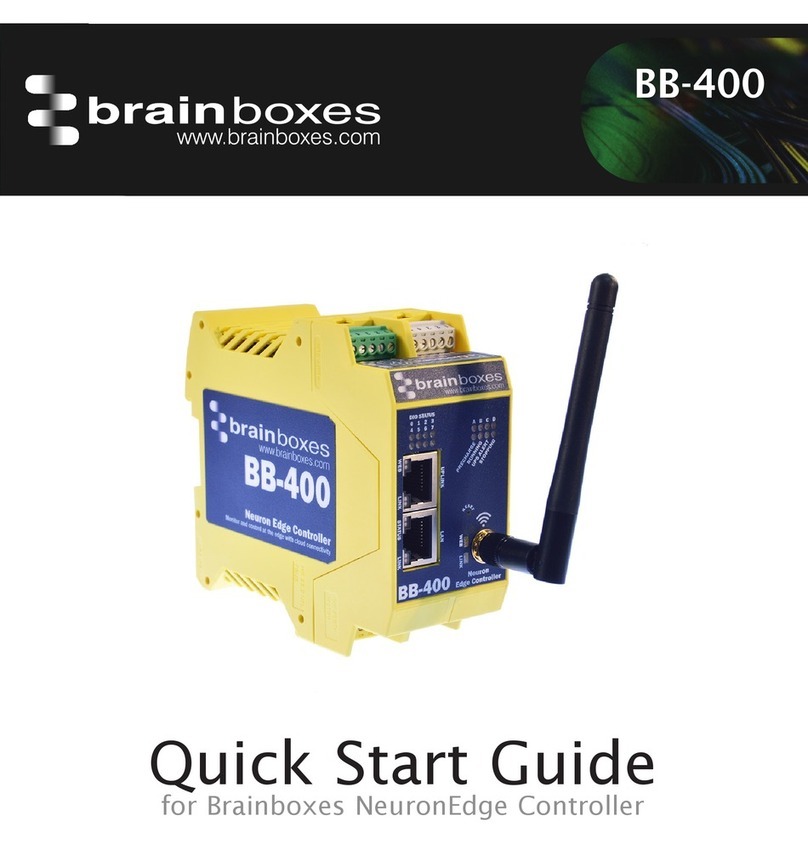 Brainboxes BB-400 Manuale utente Brainboxes BB-400 Manuale utente