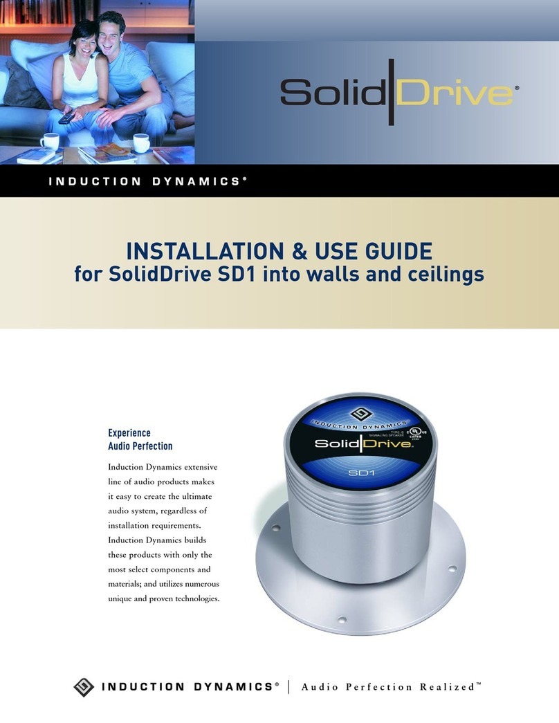Induction Dynamics SolidDrive SD1 Manuale operativo