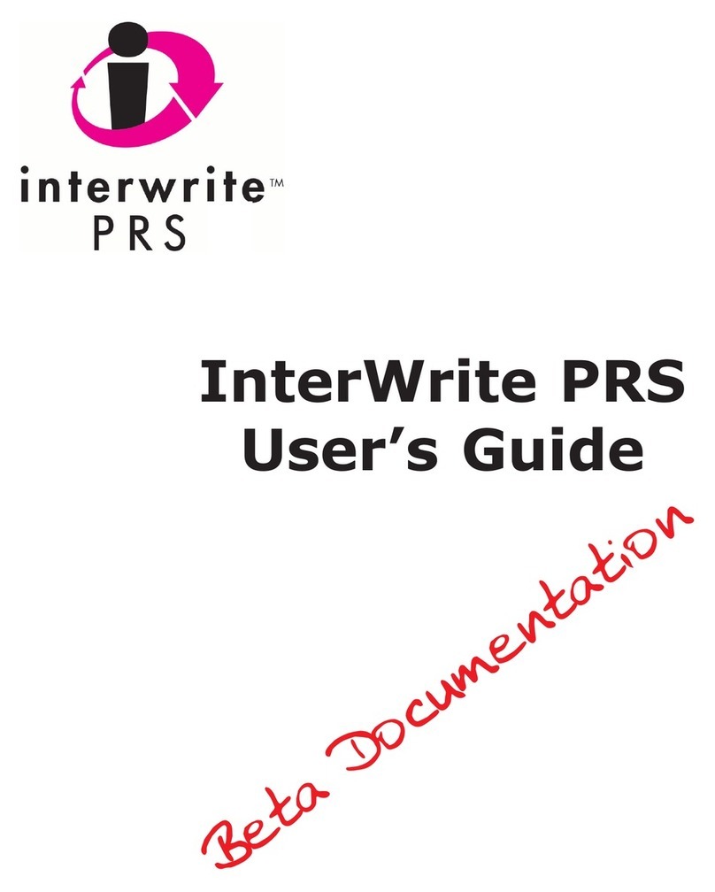 Interwrite PRS Manuale utente