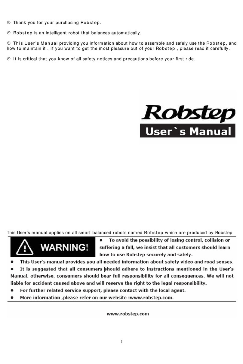 Robstep Robstep Manuale utente