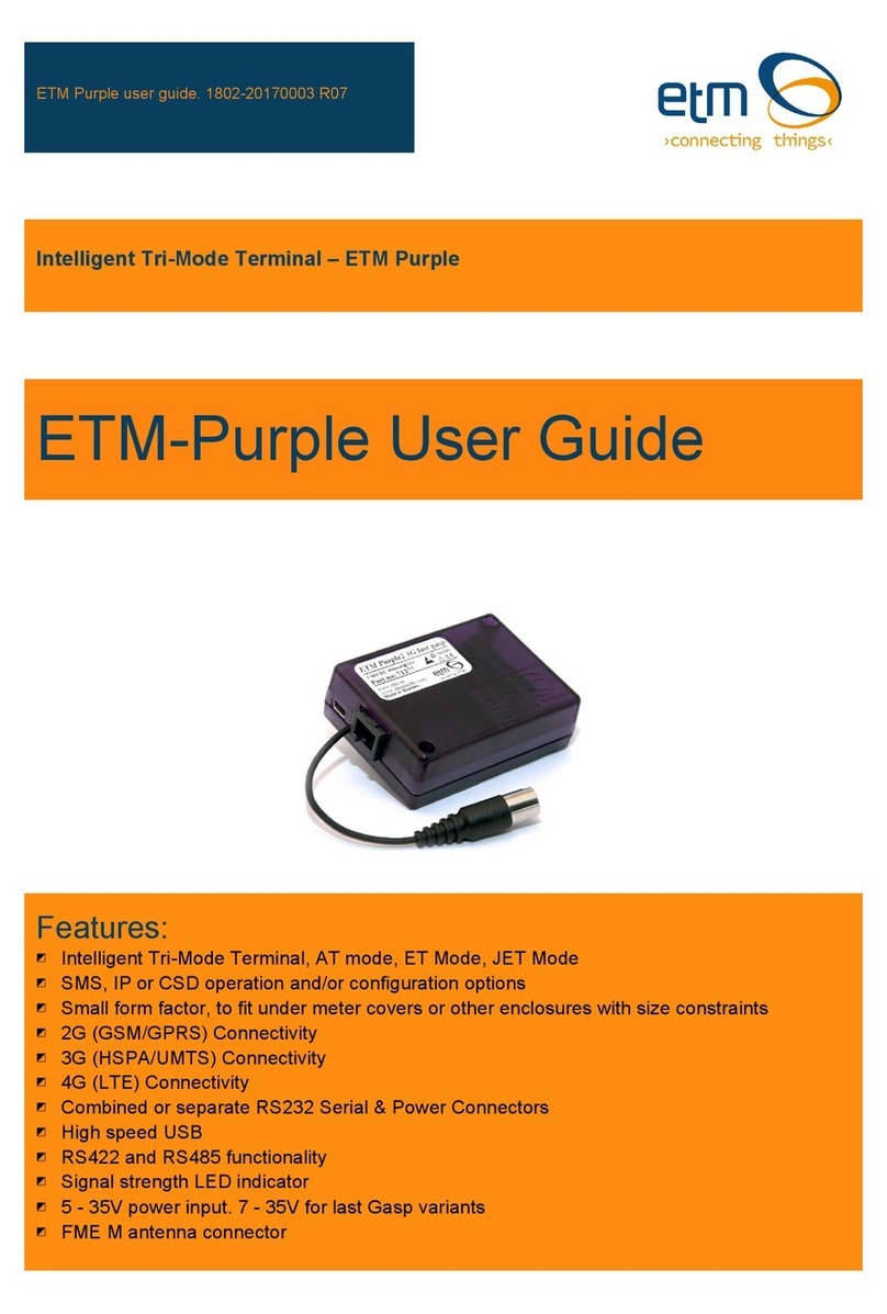ETM Purple Manuale utente