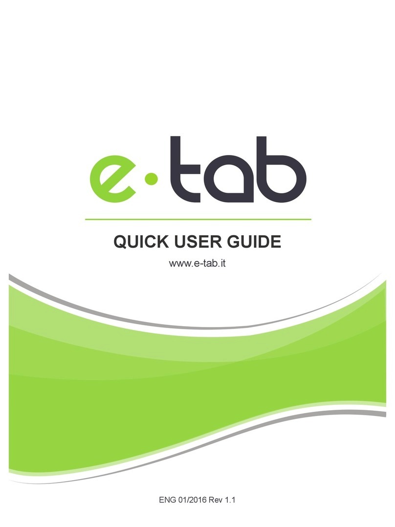 Microtech e-tab Manuale di istruzioni