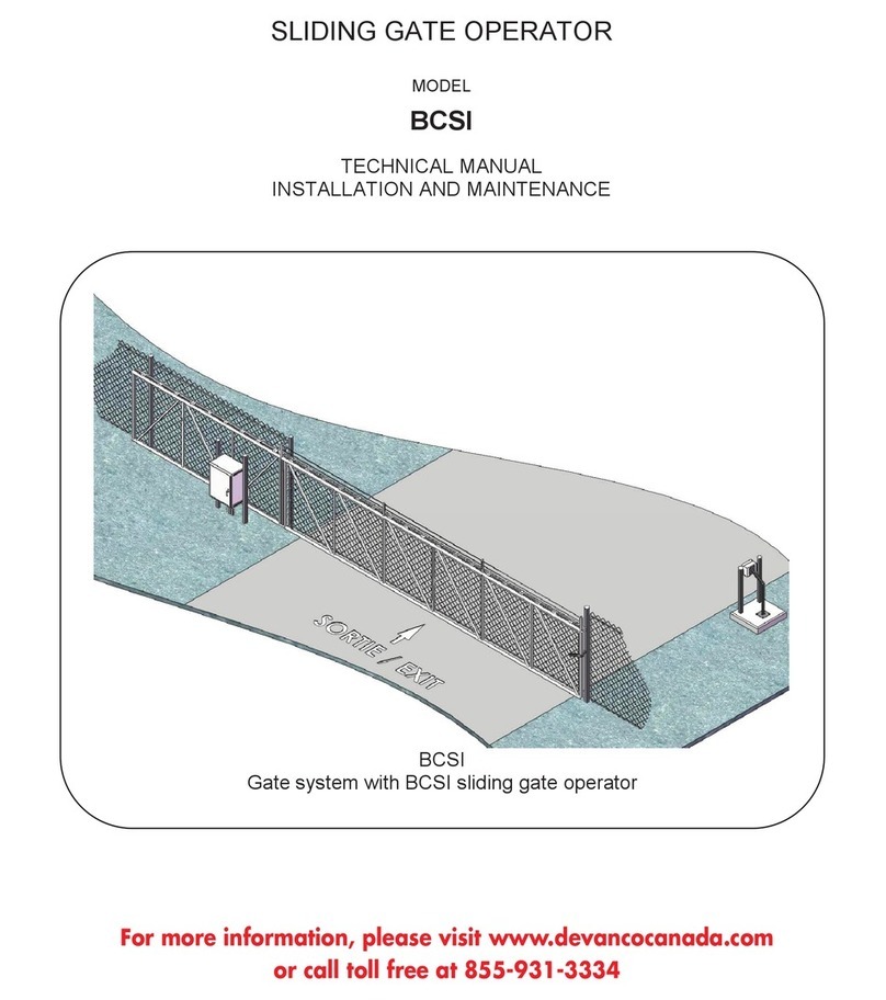 Devanco BCSI Manuale utente