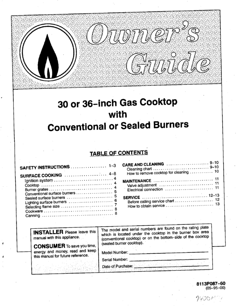 Magic Chef 8341VB Manuale utente