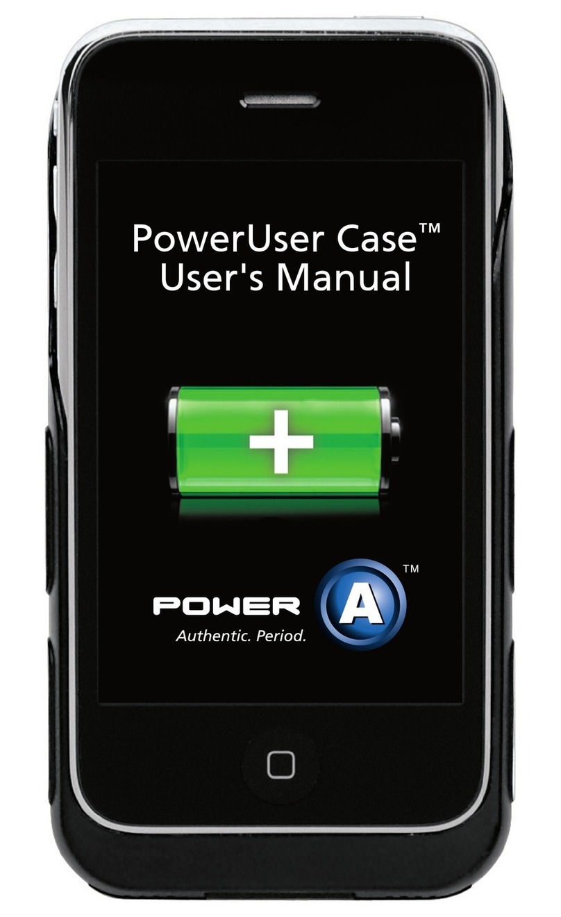 Power A poweruser case Manuale utente