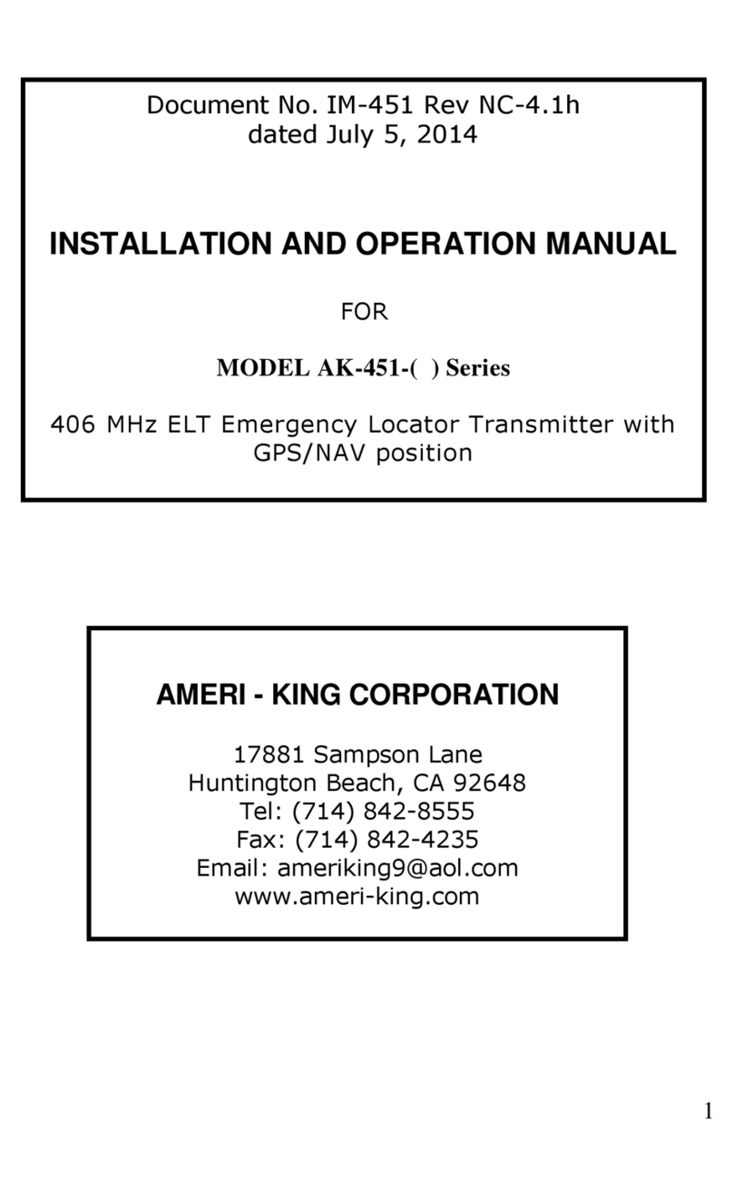 Ameri-King AK-451 Series Manuale utente Ameri-King AK-451 Series Manuale utente