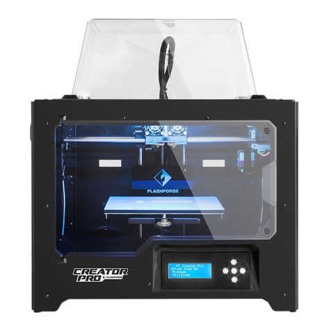 FLASHFORGE 3D PRINTER Creator Pro Guida utente