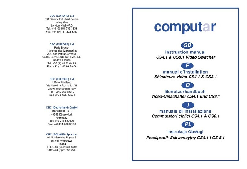 computar CS4.1 Manuale utente