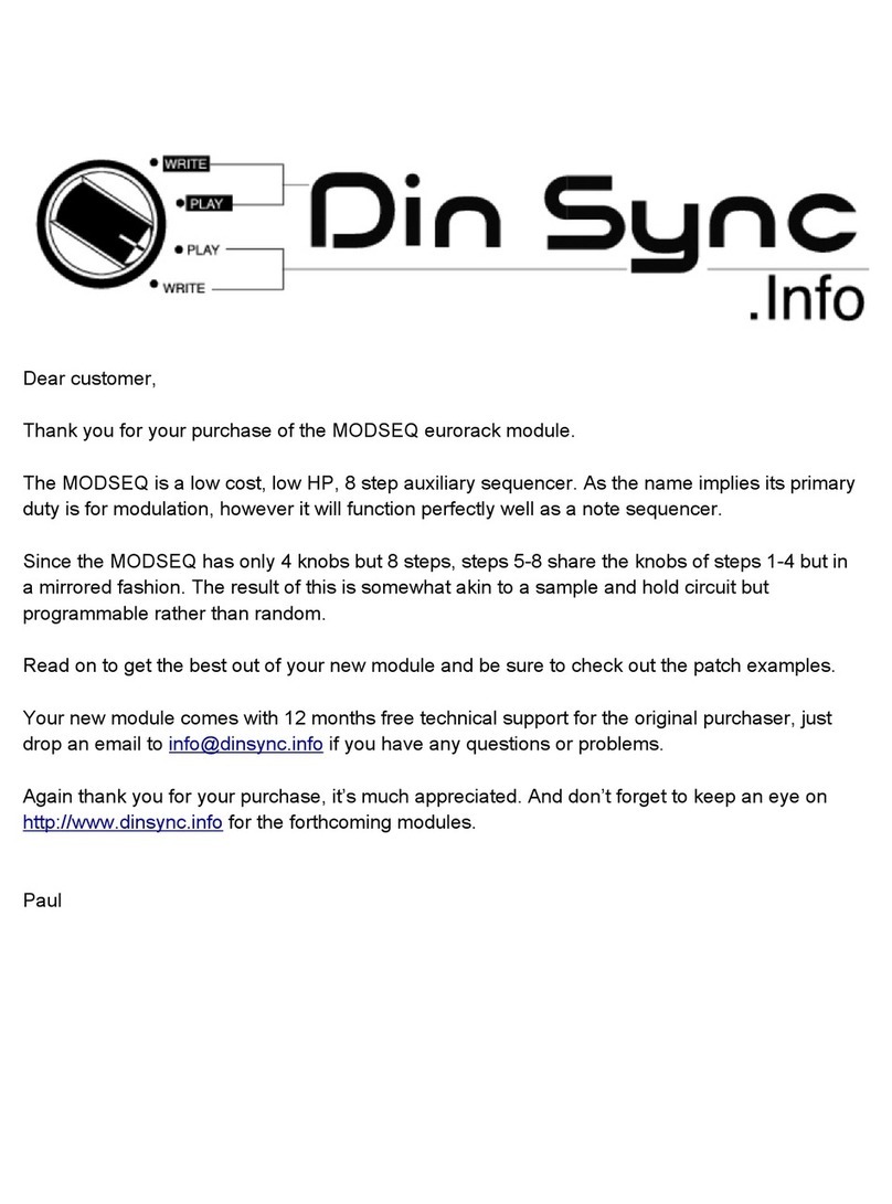Din Sync MODSEQ Manuale utente