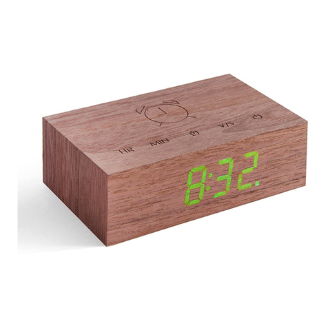 GINGKO Music click clock Manuale utente