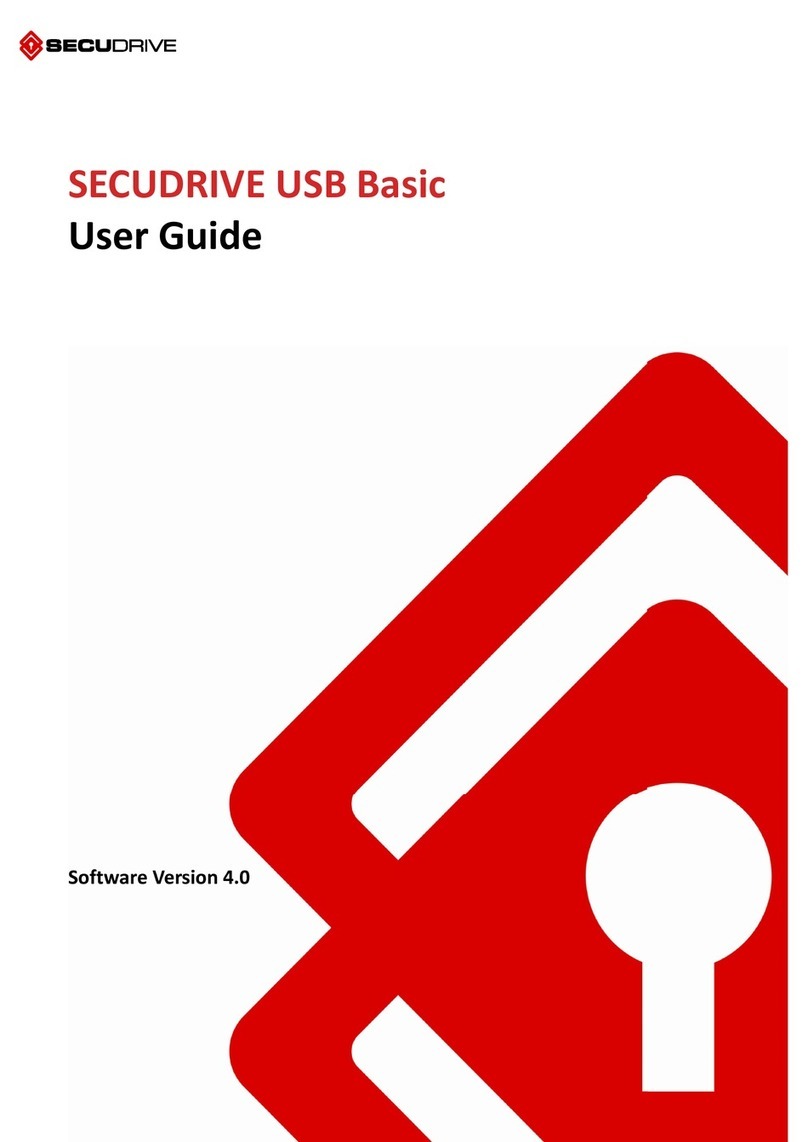 SECUDRIVE USB Basic Manuale utente