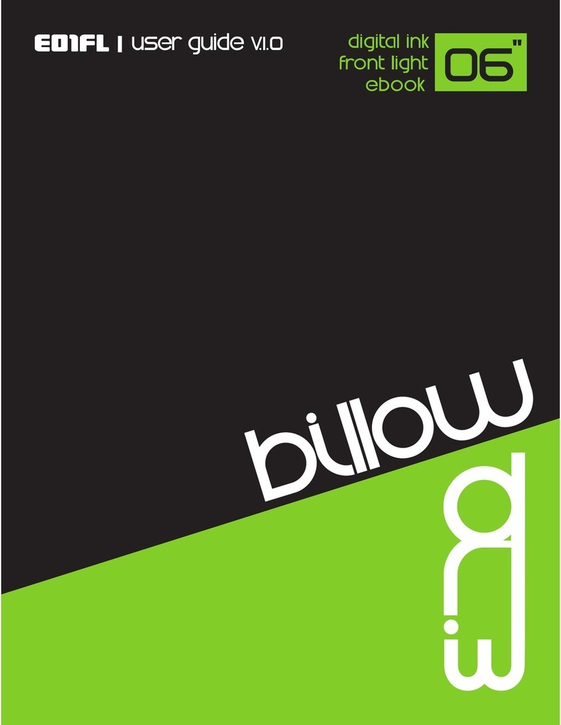 Billow E01FL Manuale utente