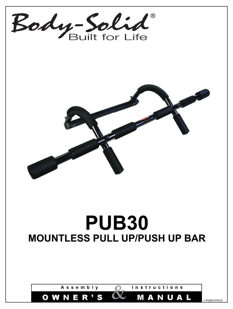 Body Solid PUB30 Manuale utente