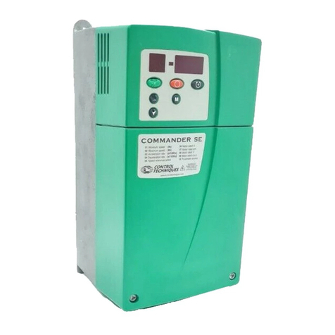 Control Techniques COMMANDER SE Istruzioni per il montaggio