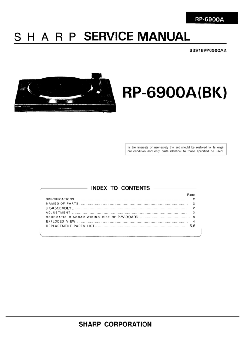 Sharp RP-6900A Manuale utente