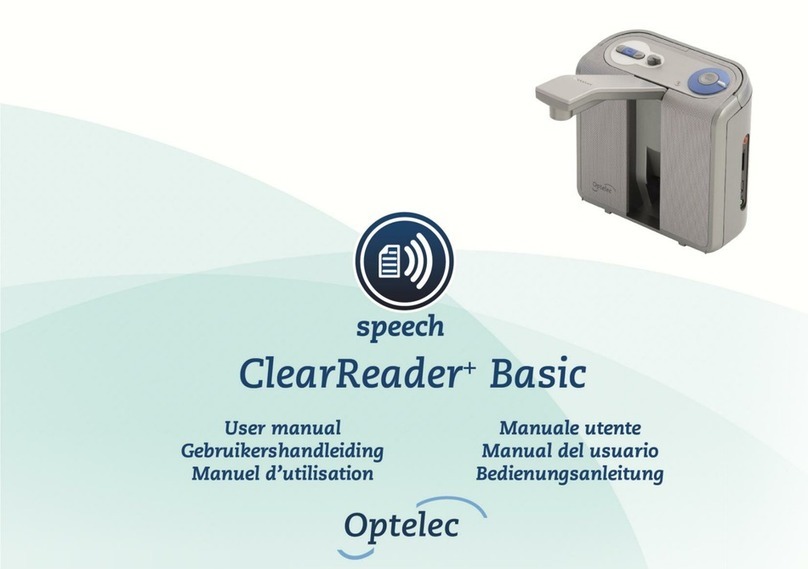 Optelec ClearReader+ Manuale utente