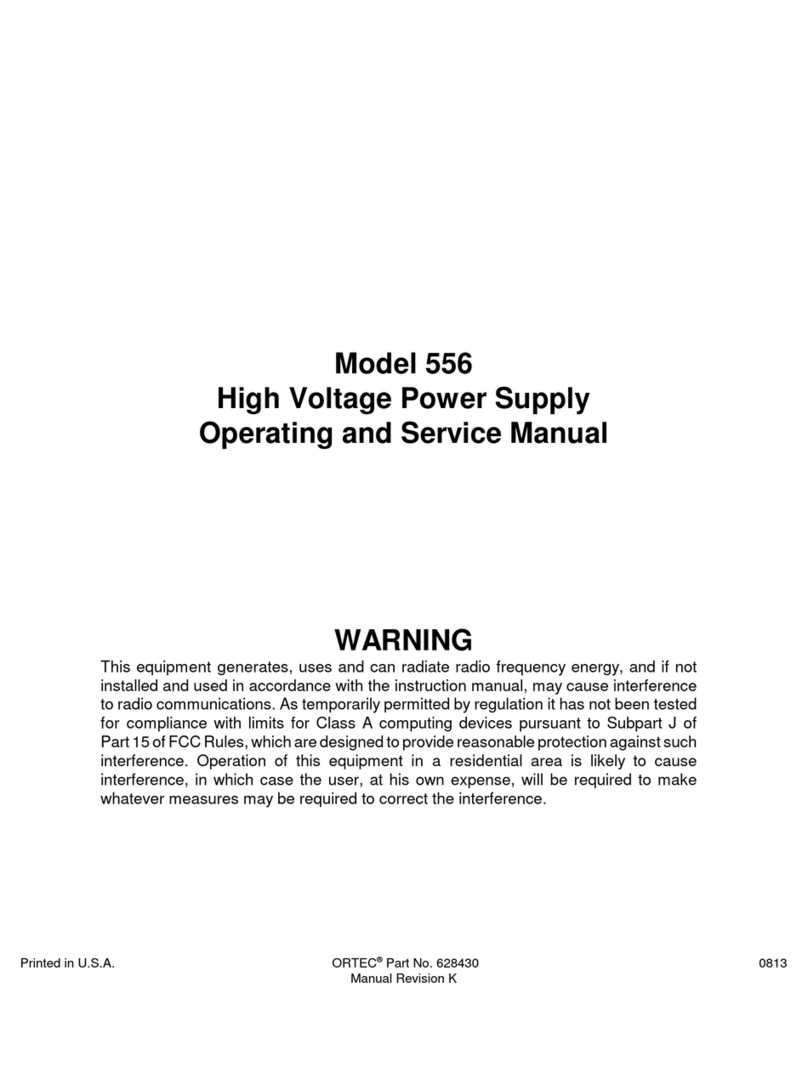 ORTEC 556 Manuale di servizio
