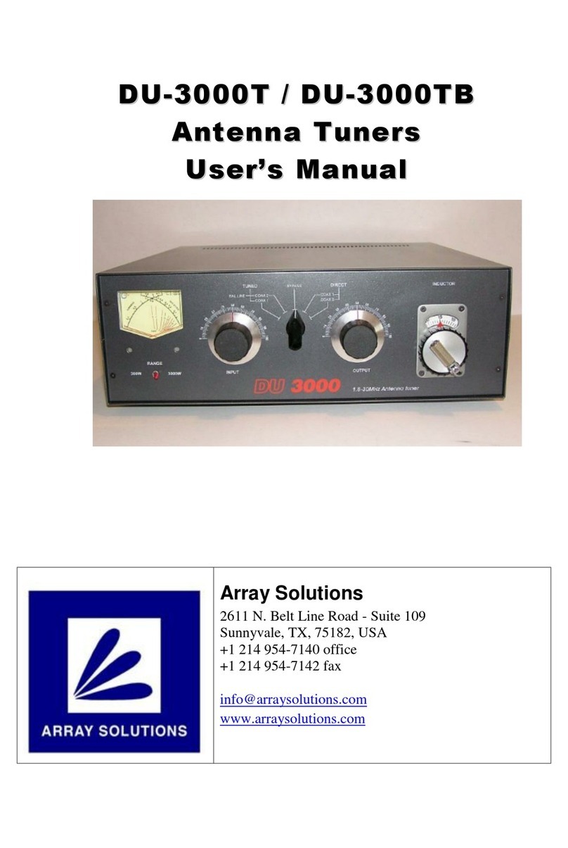 Array Solutions DU-3000T Manuale utente