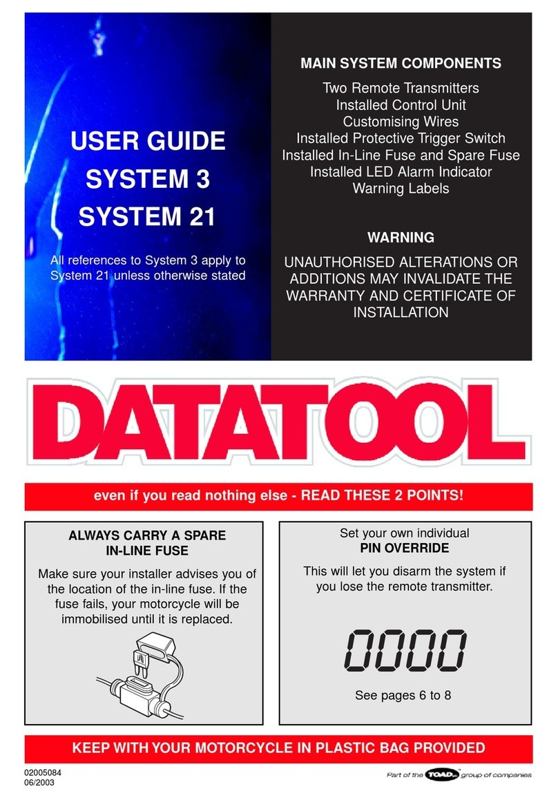 Datatool system 3 Manuale utente
