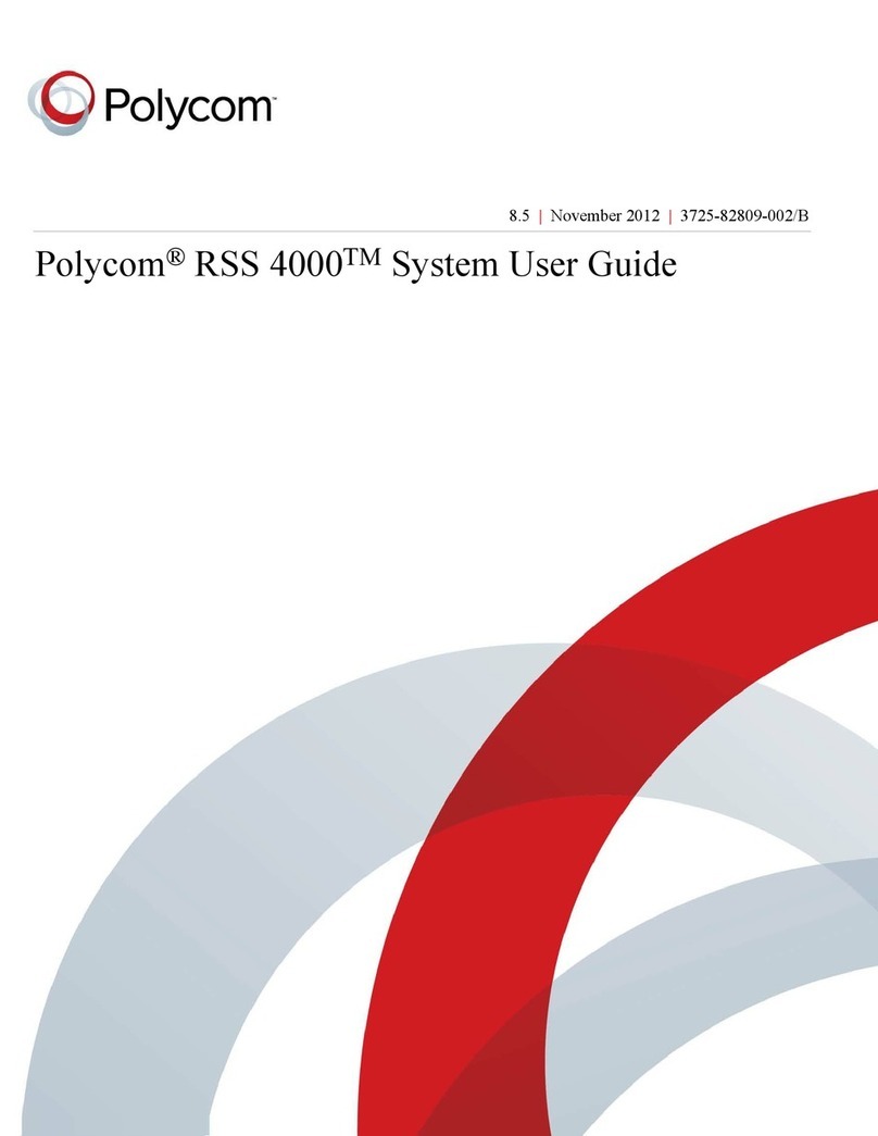Polycom RSS 4000 Manuale utente