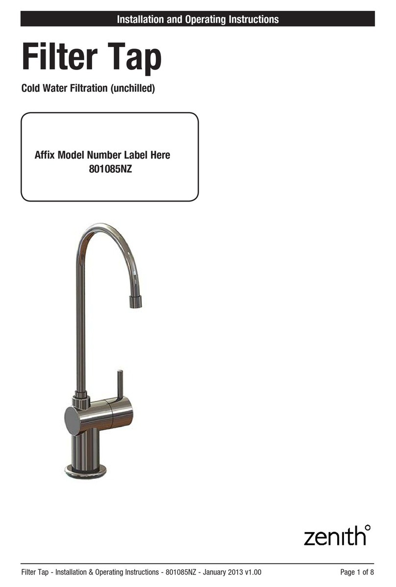 Zenith Filter Tap Manuale utente