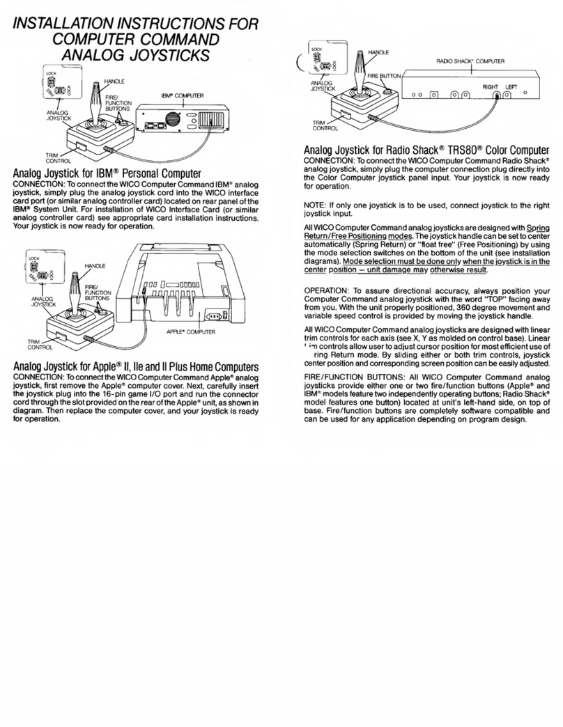 Wico Command Control Manuale utente