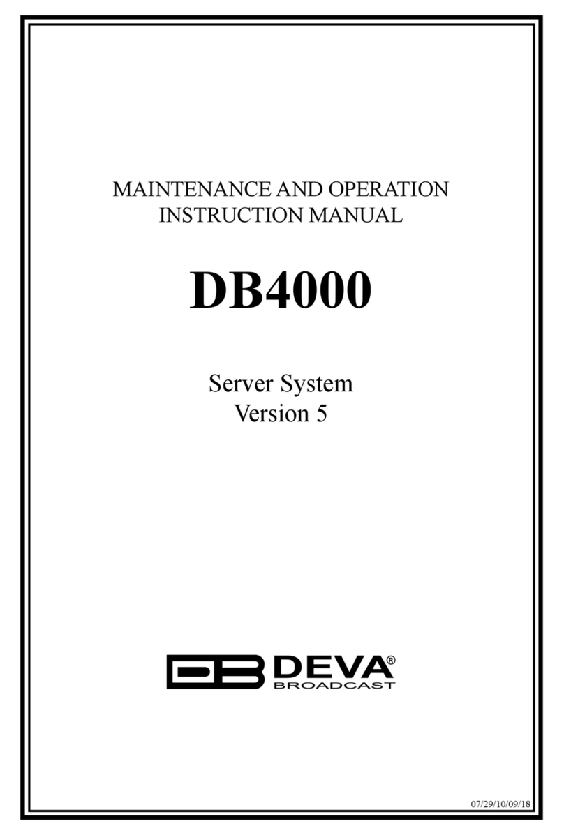 DEVA DB4000 Manuale utente