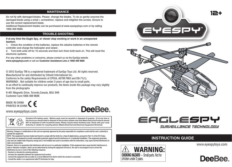 DeeBee EagleSPY Manuale
