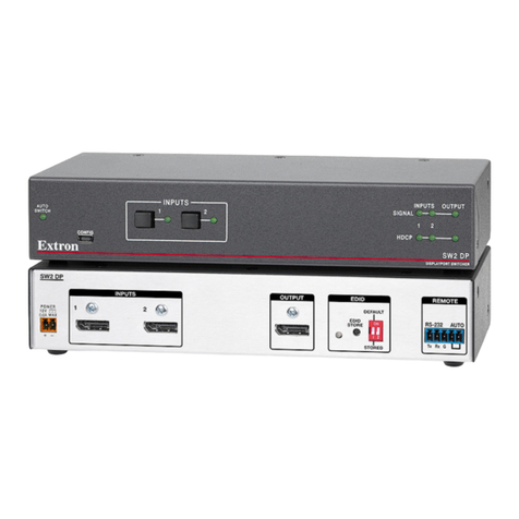Extron electronics SW2 DP Manuale utente