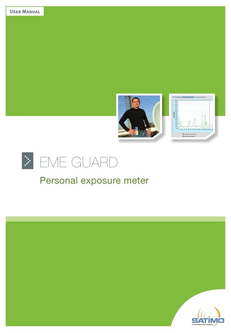 Satimo EME Guard Manuale utente