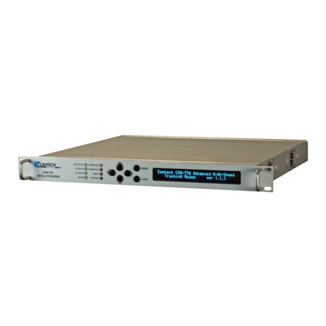 Comtech EF Data CDM-750 Manuale utente