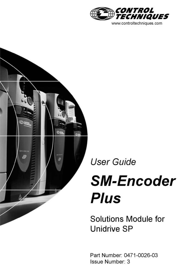 Control Techniques SM-Encoder Plus Manuale utente