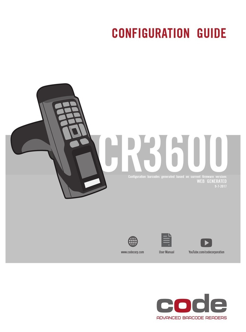 Code CR3600 Manuale utente
