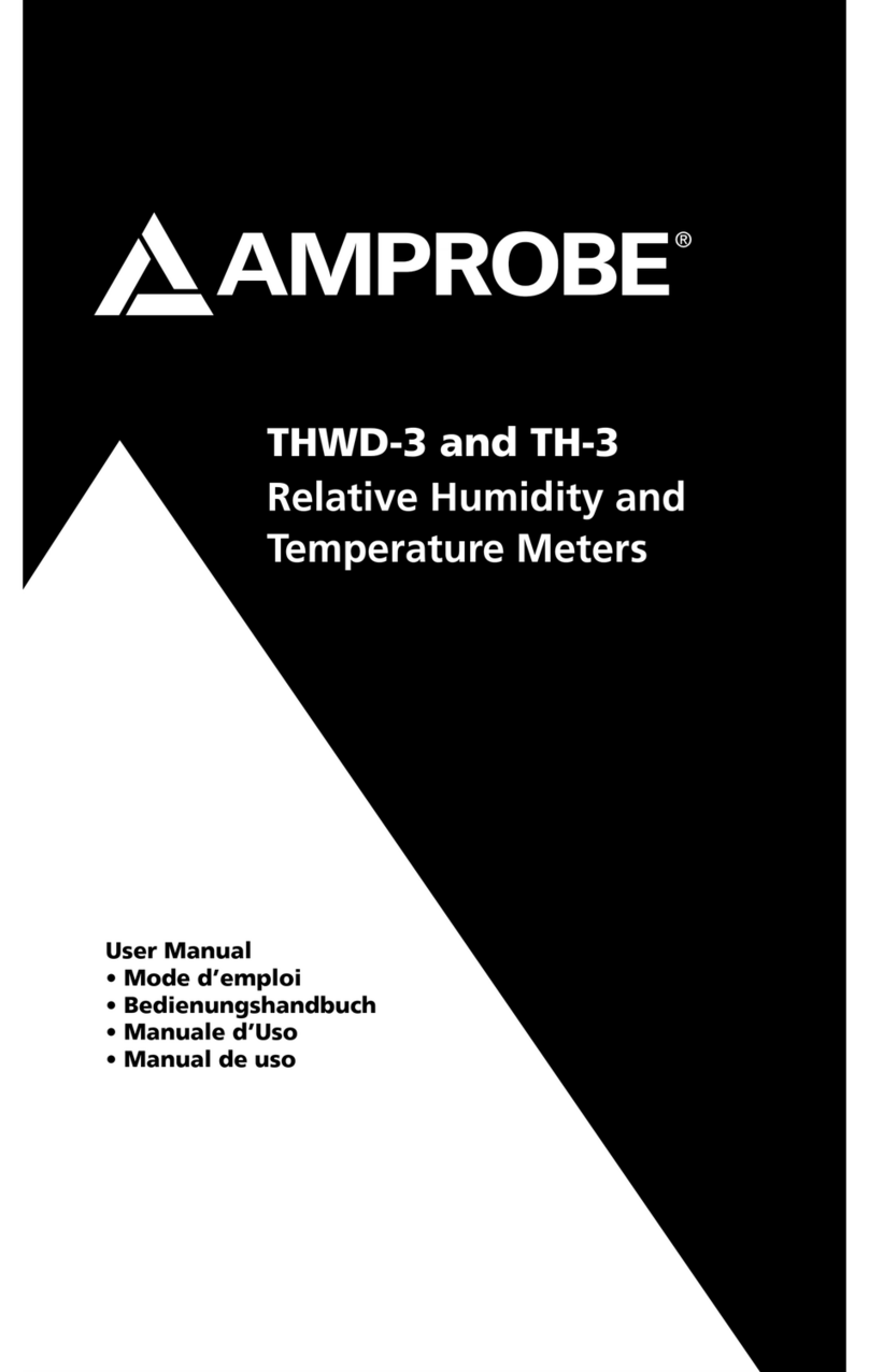 Amprobe THWD-3 Manuale utente