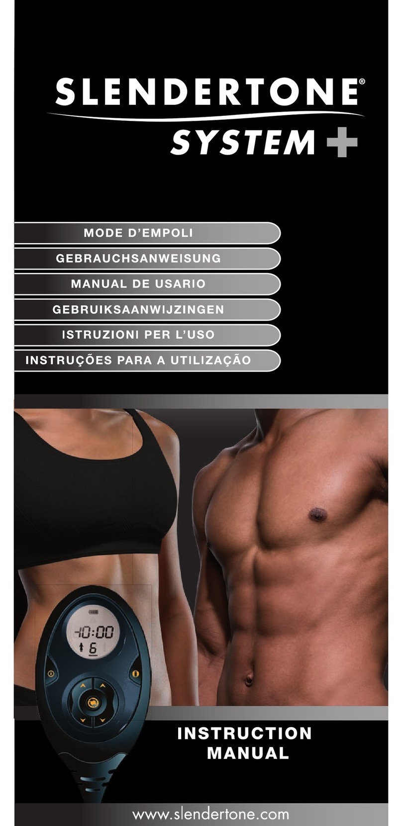 Slendertone System Plus Manuale utente