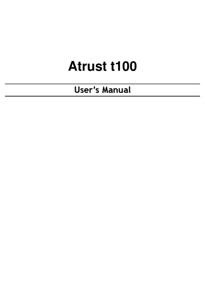 Atrust t100 Manuale utente