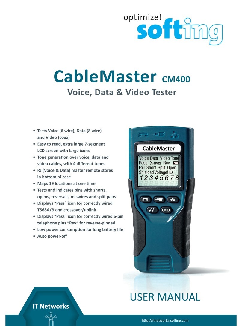 Softing CableMaster Manuale utente
