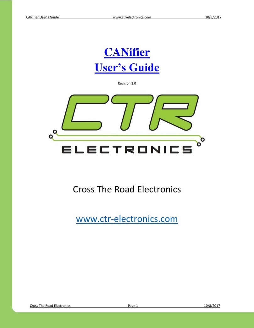 CTR Electronics CANifier Manuale utente