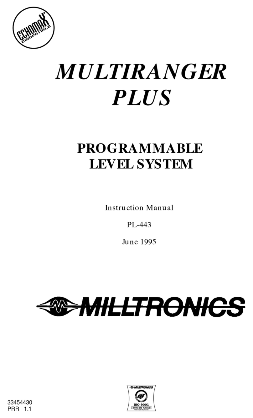 Milltronics MultiRanger Plus Manuale utente