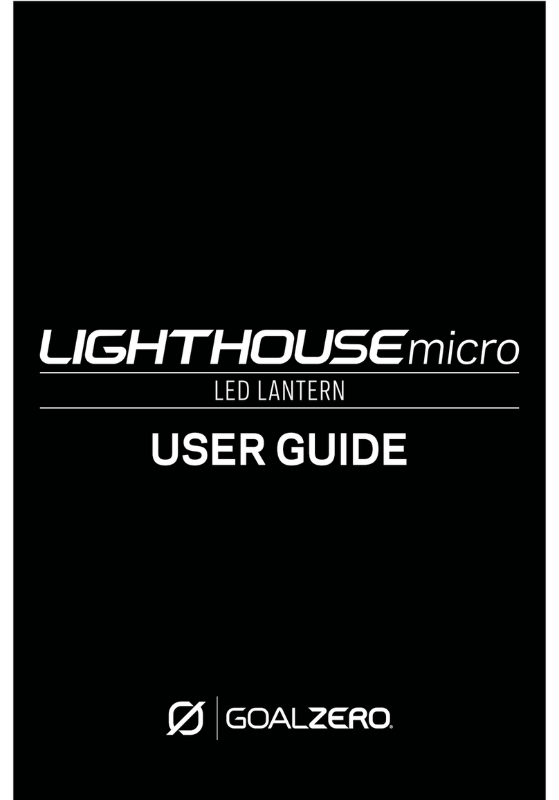 GOAL ZERO LightHouse micro Manuale utente
