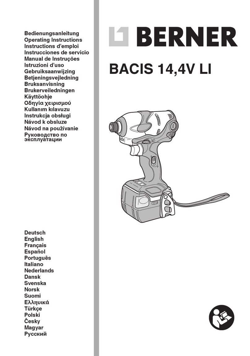 Berner BACS 14,4V LI Manuale utente Berner BACS 14,4V LI Manuale utente