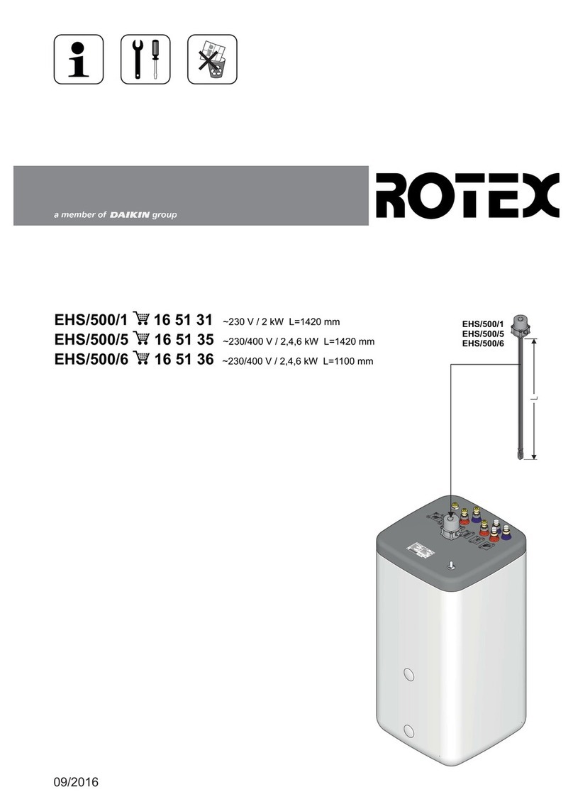 Rotex EHS/500/5 Manuale utente