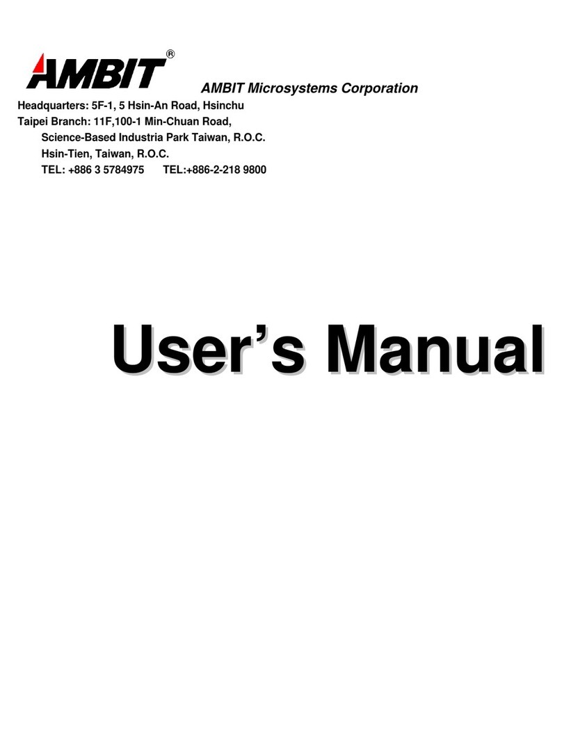 Ambit DOCSIS Manuale utente