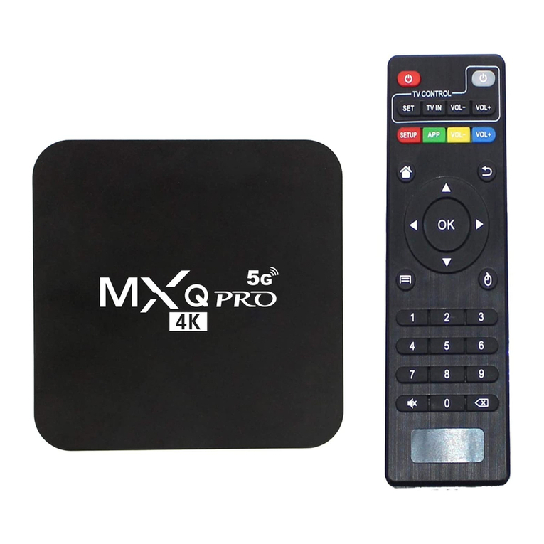 MXQ PRO 4K Manuale utente