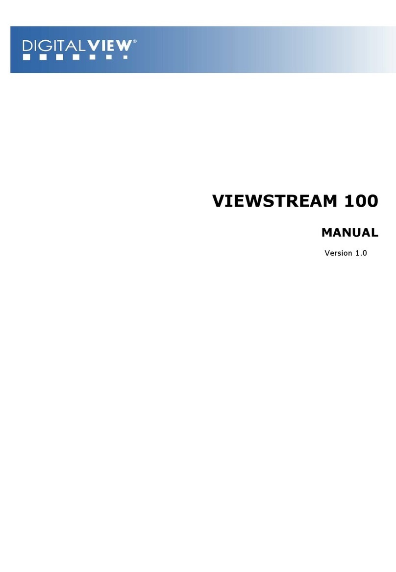 digitalview VIEWSTREAM 100 Manuale utente