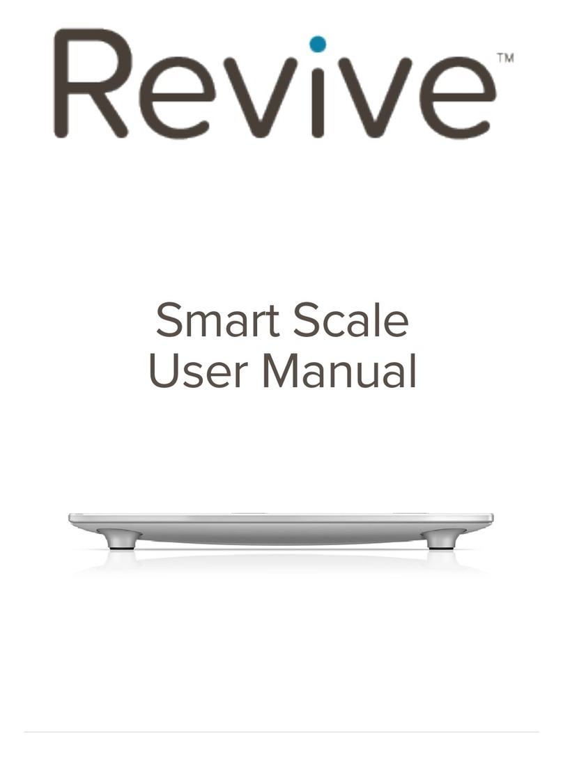 ReVIVE SMART SCALE Manuale utente
